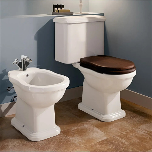 Bidet a terra monoforo Efi con troppopieno bianco lucido – Flaminia