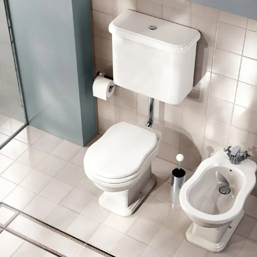 Vaso WC a terra filomuro Efi con scarico pavimento bianco lucido – Fla