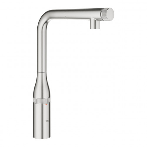 Miscelatore per lavello Essence Smartcontrol satinato super steel - Gr