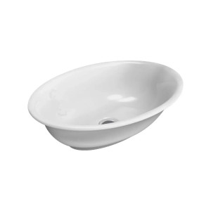 Lavabo da appoggio Boll 56 cm bianco lucido - Flaminia