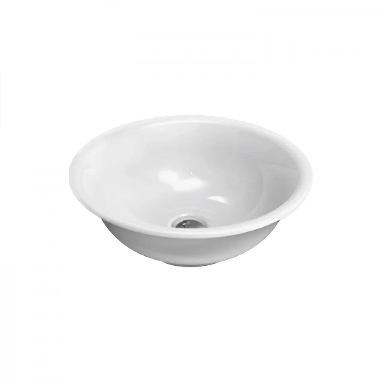 Lavabo rotondo da appoggio Boll 42 cm bianco lucido - Flaminia