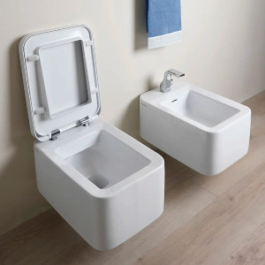 Vaso WC sospeso Nile con sistema goclean® bianco lucido - Flaminia 2