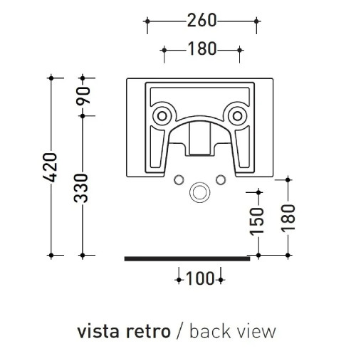 Bidet sospeso monoforo Nile con troppopieno bianco lucido – Flaminia
