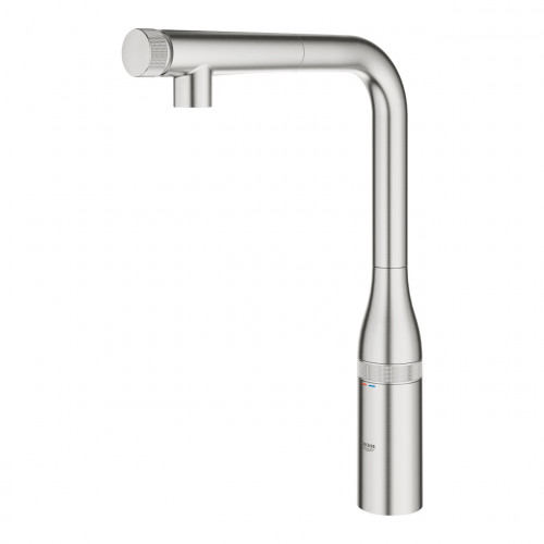 Miscelatore per lavello Essence Smartcontrol satinato super steel - Gr