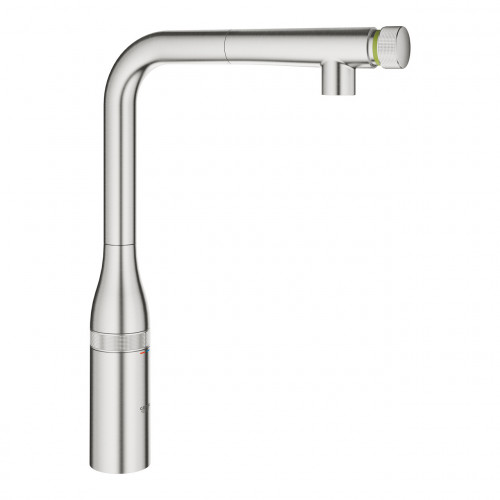 Miscelatore per lavello Essence Smartcontrol satinato super steel - Gr