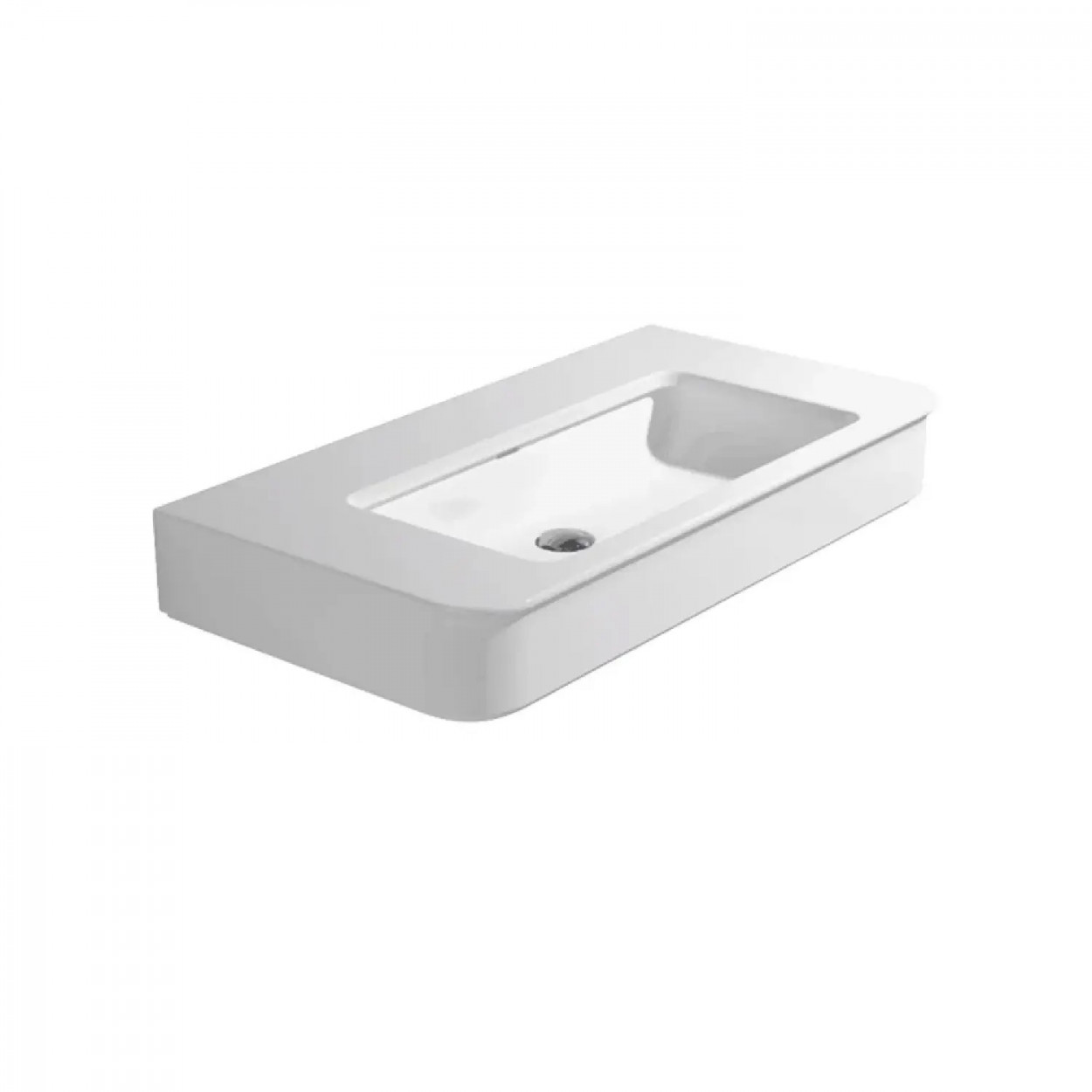 Lavabo da appoggio o sospeso Madre 95 cm - Flaminia