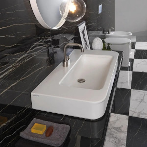 Lavabo da appoggio o sospeso Madre 95 cm - Flaminia 2