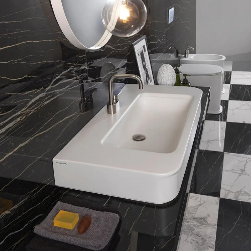Lavabo da appoggio o sospeso Madre 95 cm - Flaminia