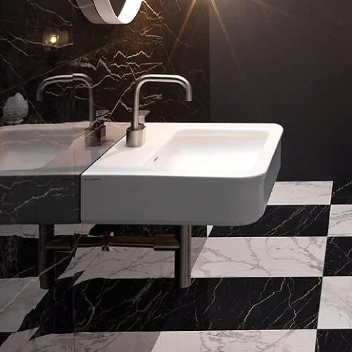 Lavabo da appoggio o sospeso Madre 75 cm - Flaminia