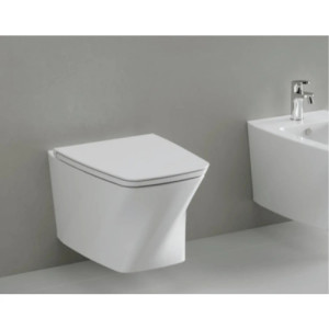 Coprivaso Hera bianco lucido con chiusura rallentata - Azzurra Ceramic