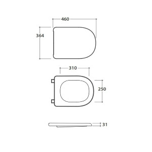 Coprivaso con Chiusura Rallentata Lalita Bianco Lucido - Globo | Megli 2