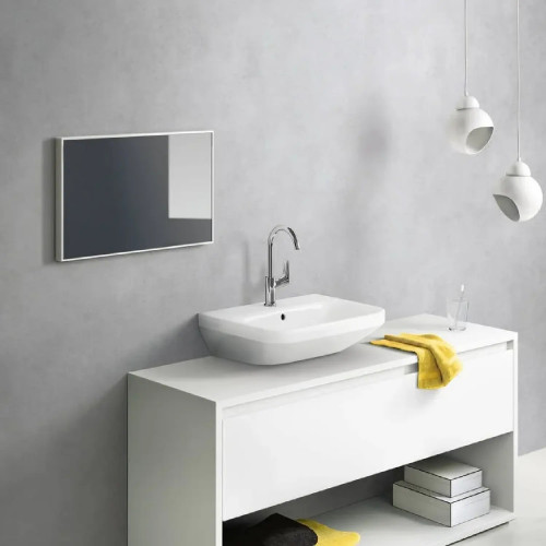 Miscelatore Monocomando Lavabo Senza Scarico con Bocca Girevole Logis