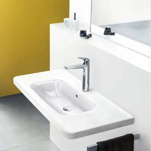 Miscelatore Monocomando Lavabo 27 cm Senza Scarico Logis Cromo - Hansg
