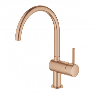Miscelatore monocomando per lavello Minta oro rosa spazzolato - Grohe 2