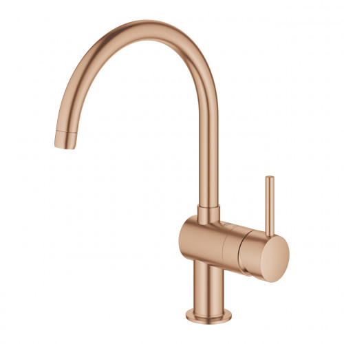 Miscelatore monocomando per lavello Minta oro rosa spazzolato - Grohe