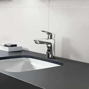 Miscelatore Monocomando Lavabo 100 CoolStart con Salterello Logis Crom 2