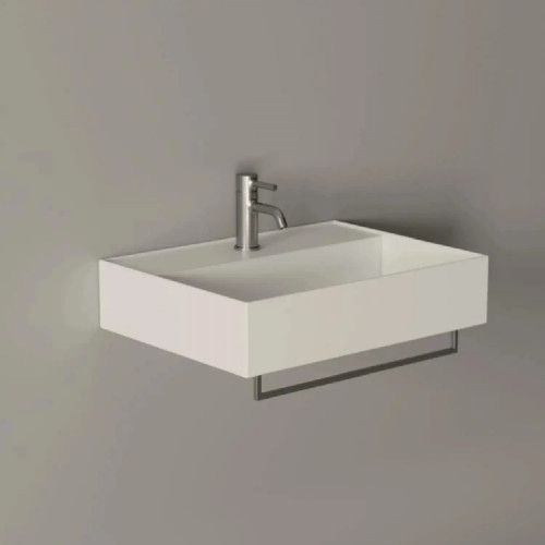 Portasalviette per lavabo Hide cromo - Eleganza e funzionalità di Alic