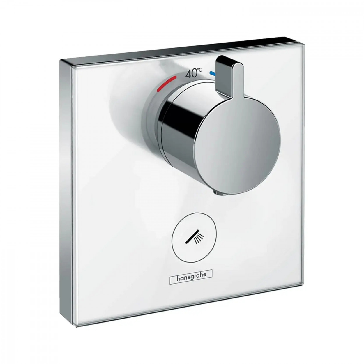 Miscelatore Termostatico Incasso ShowerSelect Glass Cromo - Hansgrohe