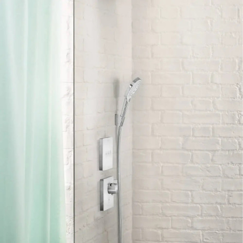 Set Esterno Incasso 3 Utenze ShowerSelect Glass Bianco/Cromo - Hansgro