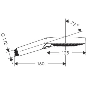 Doccetta 120 3 Getti EcoSmart Raindance Select S Bronzo Spazzolato - H 2
