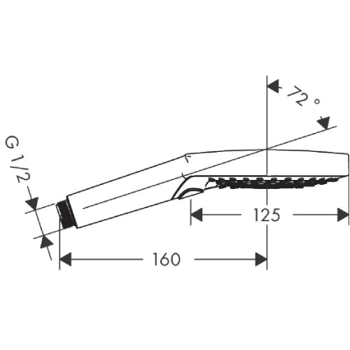 Doccetta 120 3 Getti EcoSmart Raindance Select S Bronzo Spazzolato - H