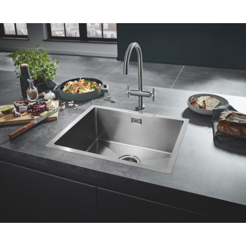 Batteria monoforo taglia L per lavello Atrio cromo - Spa Bagni Premium