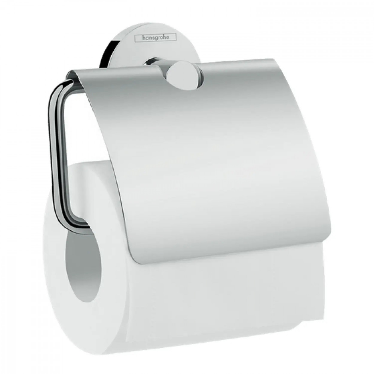 Porta rotolo con coprirotolo Logis Universal cromo - Hansgrohe | Elega