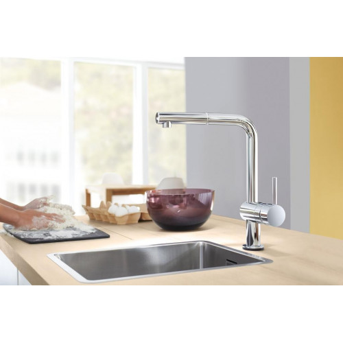 Miscelatore monocomando elettronico per lavello Minta cromo - Grohe