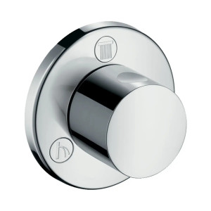 Valvola d'arresto e deviatore S trio/quattro ad incasso cromo Hansgroh