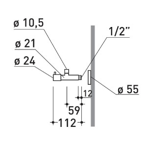 Set due pezzi rubinetto filtro cromo Flaminia - Design e qualità 2