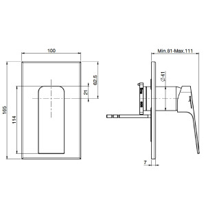 Miscelatore doccia incasso Fit cromo - Carlo Frattini Fima | Meglioalg 2