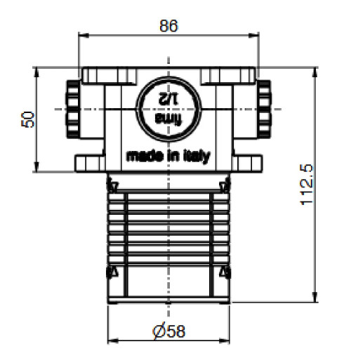 Corpo Incasso 1 Via Doccia Carlo Frattini Fima - Design e Qualità
