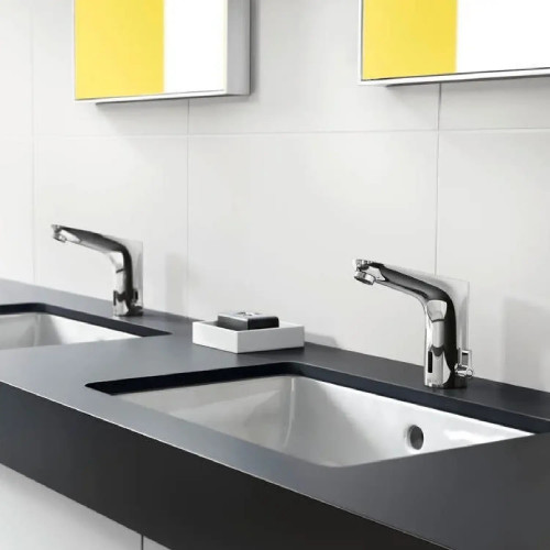 Miscelatore elettronico lavabo Hansgrohe Focus cromo 230 V - Regolazio