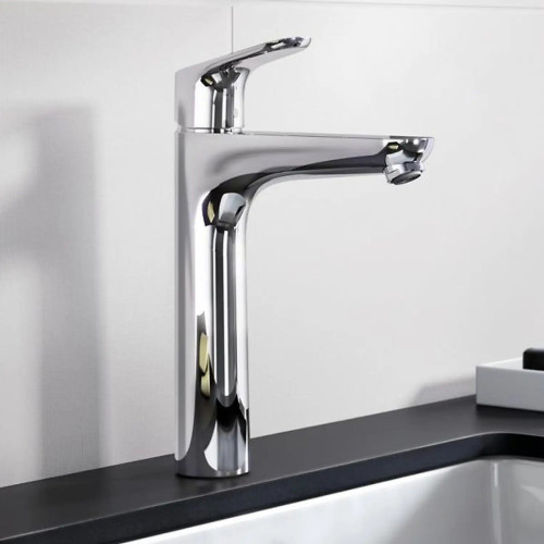 Miscelatore Monocomando Lavabo 230 con Salterello Focus E2 Cromo - Han