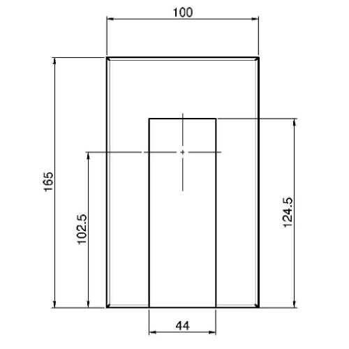 Miscelatore incasso esterno doccia 2 uscite Zeta cromo Carlo Frattini