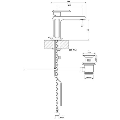 Miscelatore lavabo Eleganza Warm Bronze - Gessi | Design e Qualità