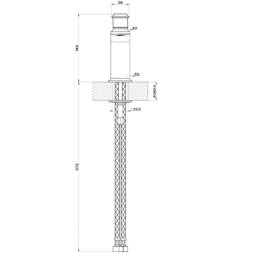 Miscelatore per lavabo senza scarico Eleganza cromo - Gessi | Meglioal