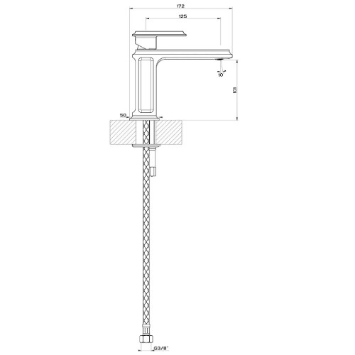 Miscelatore per lavabo senza scarico Eleganza cromo - Gessi | Meglioal
