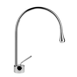 Miscelatore per lavabo con bocca media senza scarico Goccia cromo - Ge