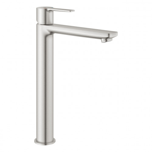 Miscelatore monocomando taglia XL per lavabo Lineare satinato super st