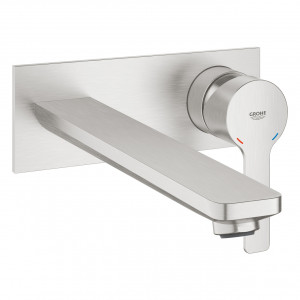 Miscelatore 2 fori taglia L per lavabo Lineare satinato - Grohe