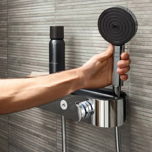 Asta Doccia 90 cm Pulsify Select S 105 3jet Cromo - Hansgrohe | Meglio