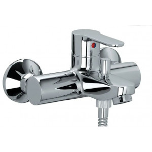 Miscelatore vasca esterno con set doccia Blu cromo - Paffoni 2