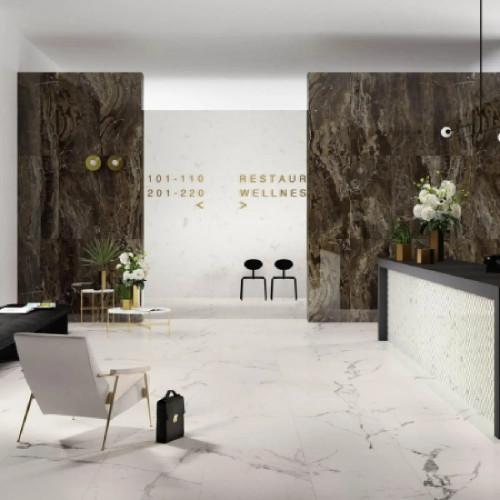 Floor Statuario 60x60 cm Allmarble rettificato - Marazzi | Meglioalge