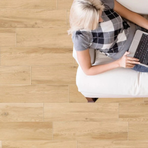 Visual Miele 15x61 cm Effetto Legno - Ceramica Rondine | Meglioalge 2