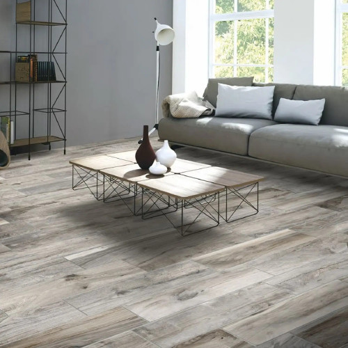 Pavimento Effetto Legno Tortora 15x100 cm | Ceramica Rondine - Meglioa