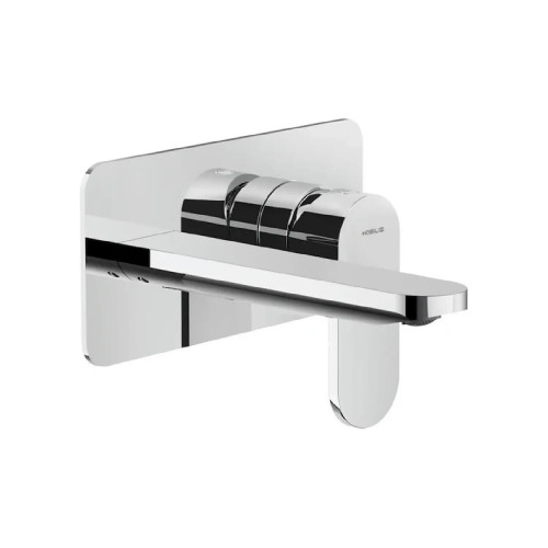 Miscelatore monocomando a parete Yoyo cromo lucido - Nobili