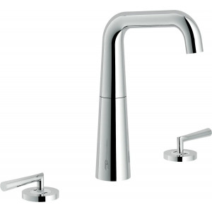 Miscelatore lavabo 3 fori Likid cromo - Nobili | Design e qualità