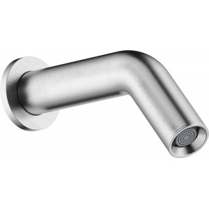 Soffione a parete 22 cm Sole inox spazzolato - Nobili | Meglioalge