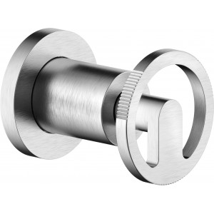 Deviatore doccia 2 vie Sole inox spazzolato - Nobili